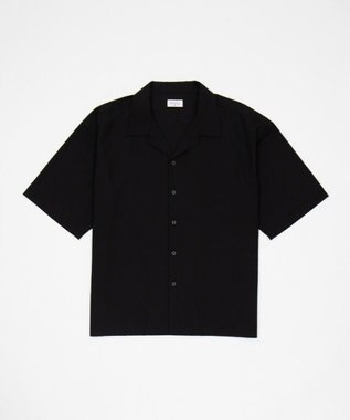 WEGO 【セットアップ対応】TRオープンカラーシャツ（SS） ブラック