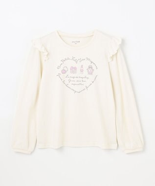 ANY KIDS 【WEB限定】7daysプリントTシャツ エクリュ×コスメ
