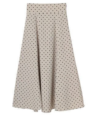 earth music&ecology バックレースアップスカート Dot