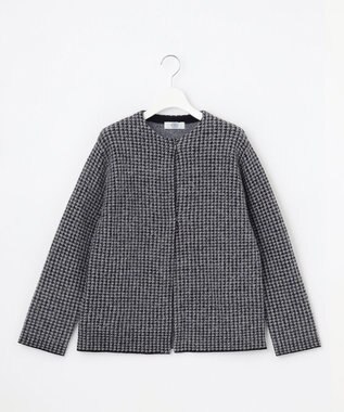 J.PRESS LADIES S 【季節の変わり目に】KNIT OUTER モノトーン×サックス系