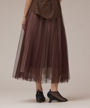 チュールリバーシブルスカート