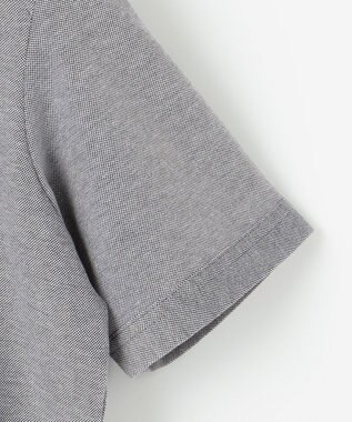JOSEPH ABBOUD 【速乾 / お手入れ簡単】 猛暑に最適！シャンブレーポロシャツ ライトグレー系