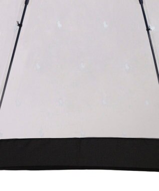 MOONBAT POLO RALPH LAUREN（ポロ ラルフローレン） 長傘 ビニール傘 ポロポニー バイカラー 10本骨 ブラック