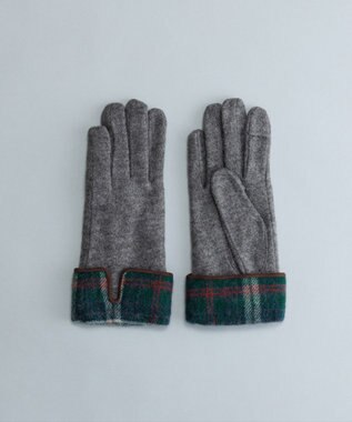 ORuKuBET タータンチェックカフスジャージグローブ(WOMEN)【タッチパネル対応】