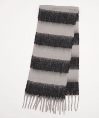 WEGO 【マフラー/ユニセックス着用】ワイドフリンジストール 柄8