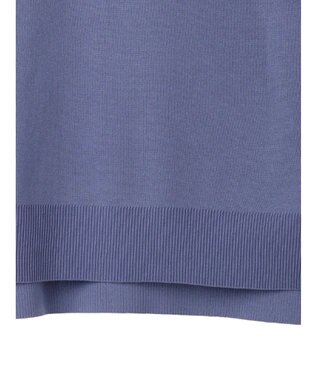 earth music&ecology サイドスリットルーズチュニック Blue