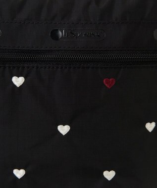 LeSportsac MINI BUCKET SHOULDER BAG/レッド/ホワイトハートEMB レッド/ホワイトハートEMB