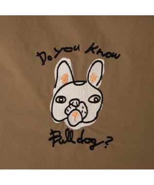 UNBILLION カシュカシュ cachecache / アニマルドローイング刺繍ナイロントート オーク