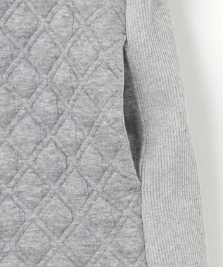 組曲 KIDS 【100㎝】ダイヤキルト ワンピース グレー系