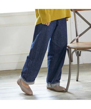 ing <ing>【サスティナブルシリーズ】Vカットフラットパンプス ライトオークカタオシ