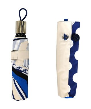 +RING 【UVカット90%以上】【数量限定】レディース向け  折傘 55cm NVY T1235 紺