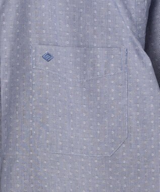 JOSEPH ABBOUD 【オーガニックコットン使用】 オーガニックコットンドビーシャツ サックスブルー系7