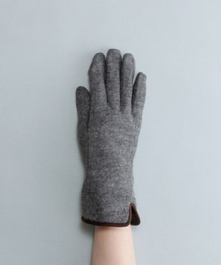 ORuKuBET タータンチェックカフスジャージグローブ(WOMEN)【タッチパネル対応】 ダークグレー