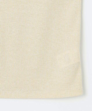 ANY SIS ラメテレコ タンクトップ シャンパン