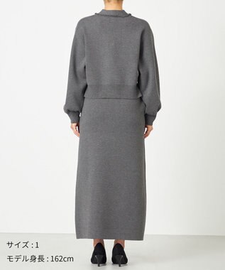 NAVE 【ReNAVE・洗える】スムースニット カーディガン グレー系