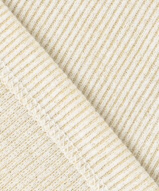 ANY SIS ラメテレコ タンクトップ シャンパン