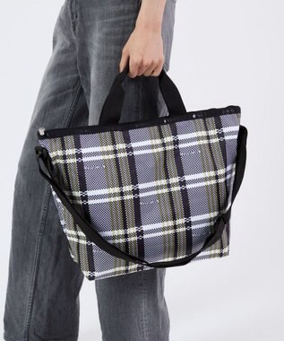 LeSportsac DELUXE EASY CARRY TOTE/ピクセルスクランブルチェック ピクセルスクランブルチェック