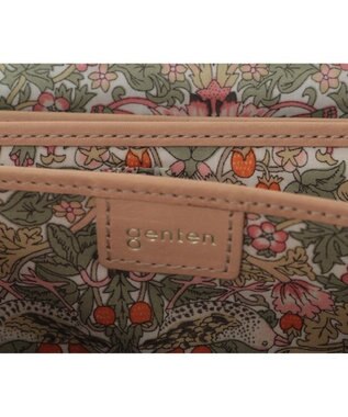 genten アンティーコ×LIBERTY 口金長財布 ユーカリ