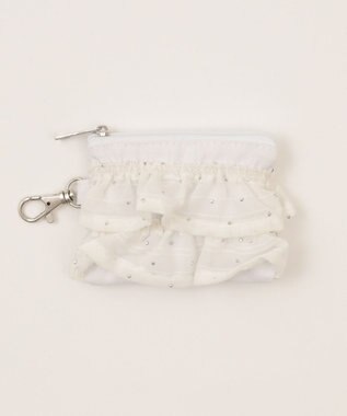 WEGO ミニキラキラフリルポーチ