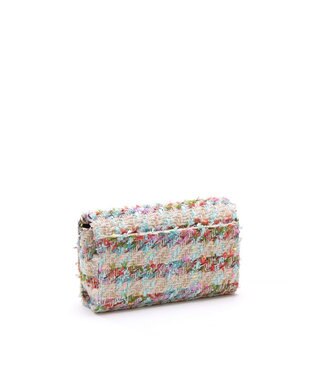 A.D.M.J. ファンシーツイードクラッチショルダー BLUE MULTI/NAVY