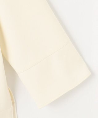 #Newans 【セレモニーにも】＜亀恭子さんコラボ＞下から着られちゃう！シュシュ付き2WAYカフスブラウス アイボリー系