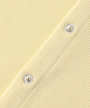 ANY KIDS 【洗濯機可能】スナップボタン カーディガン イエロー