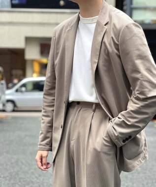 KASHIYAMA 【ウォッシャブル】ウールジャージークルーネックニット オフホワイト