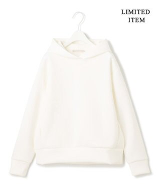 ICB L 【WEB限定・洗える】ソフトダンボール フーディ プルオーバー オフホワイト系