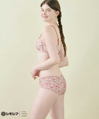 une nana cool MADE WITH シモジマ 特別な日以外の364日つけたくなるブラ 364ブラ レース レッド