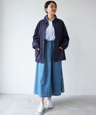 F/ACSION BUKE JK コーチジャケット NAVY