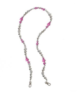 WEGO メタルビーズモチーフストラップ 柄1