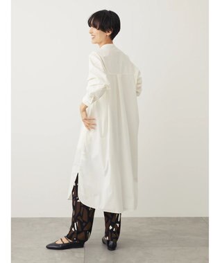 AMERICAN HOLIC バンドカラーシャツワンピース Ivory