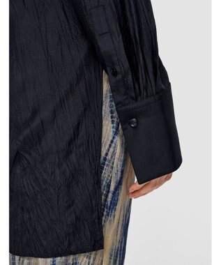 JOSEPH 【洗える】ハボタイ　レギュラーフィットブラウス Navy