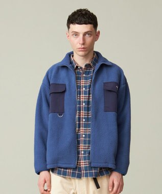 J.PRESS YORK STREET 【UNISEX】フリース フルジップブルゾン