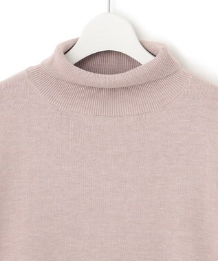 J.PRESS YORK STREET 【WOMEN】ロールネックプルオーバー ピンク系