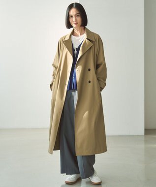 UNFILO L TENNEN TOUCH ワイドストレートパンツ グレー