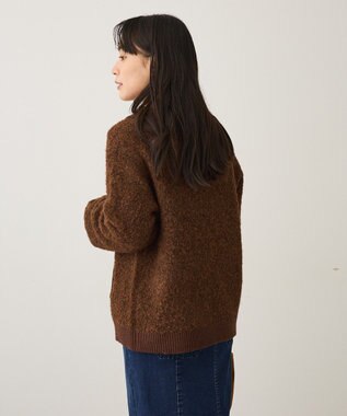 CRAFT STANDARD BOUTIQUE 配色Vネックニットプルオーバー Charcoal Gray