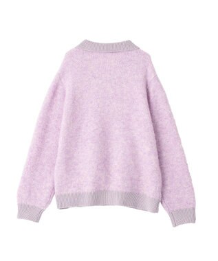 CRAFT STANDARD BOUTIQUE 配色Vネックニットプルオーバー Charcoal Gray