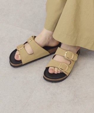 AMERICAN HOLIC フットベットダブルベルトサンダル Beige