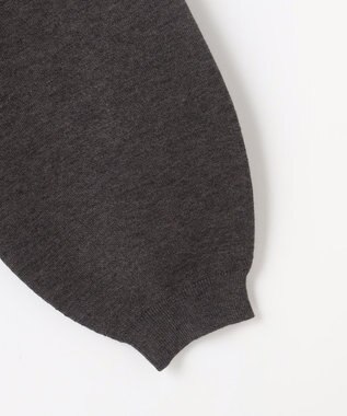 組曲 L 襟付きチュニック プルオーバー グレー系