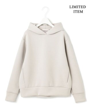 ICB L 【WEB限定・洗える】ソフトダンボール フーディ プルオーバー トープ系