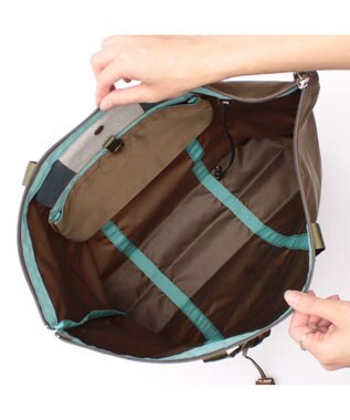 A.D.M.J. 【ナイロン】オリタタミバッグL BAMBOO