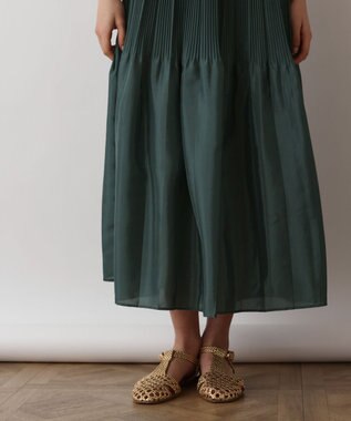 GRACE CONTINENTAL ブライトキャミワンピース グリーン