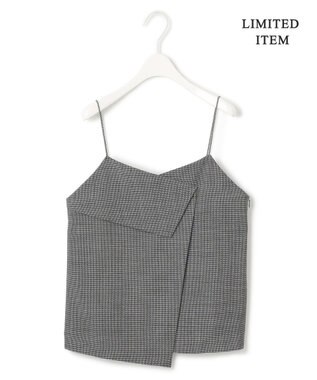 ICB L 【WEB限定・UVカット・洗える】ウール2WAYストレッチ キャミソールブラウス 無地柄系