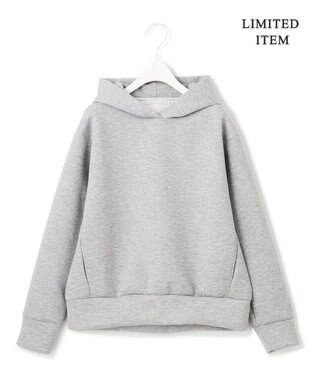 ICB L 【WEB限定・洗える】ソフトダンボール フーディ プルオーバー グレー系