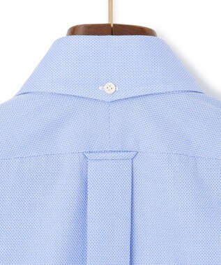 J.PRESS MEN 【PREMIUM PLEATS / 形態安定】バスケットドビーシャツ / B.D. サックスブルー系