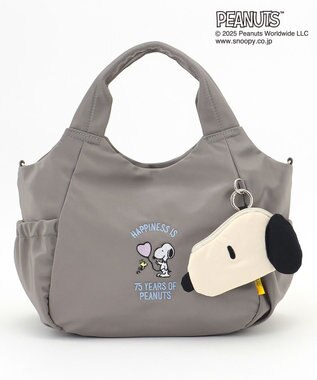 Y'SACCS SNOOPYデザイン　ギャザー2wayミニトート