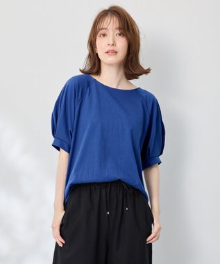 パフスリーブラグランTシャツ