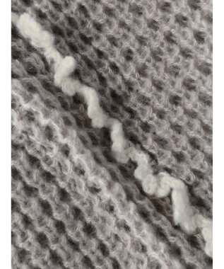 Green Parks ・Ｐｅｔｉｔ　Ｆｌｅｕｒ　ハイショクパイピングニット Gray