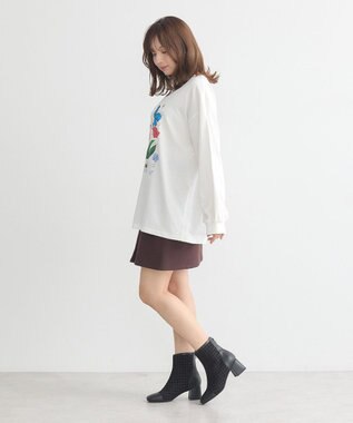 earth music&ecology いいこと奏でるグラフィックＴシャツ White